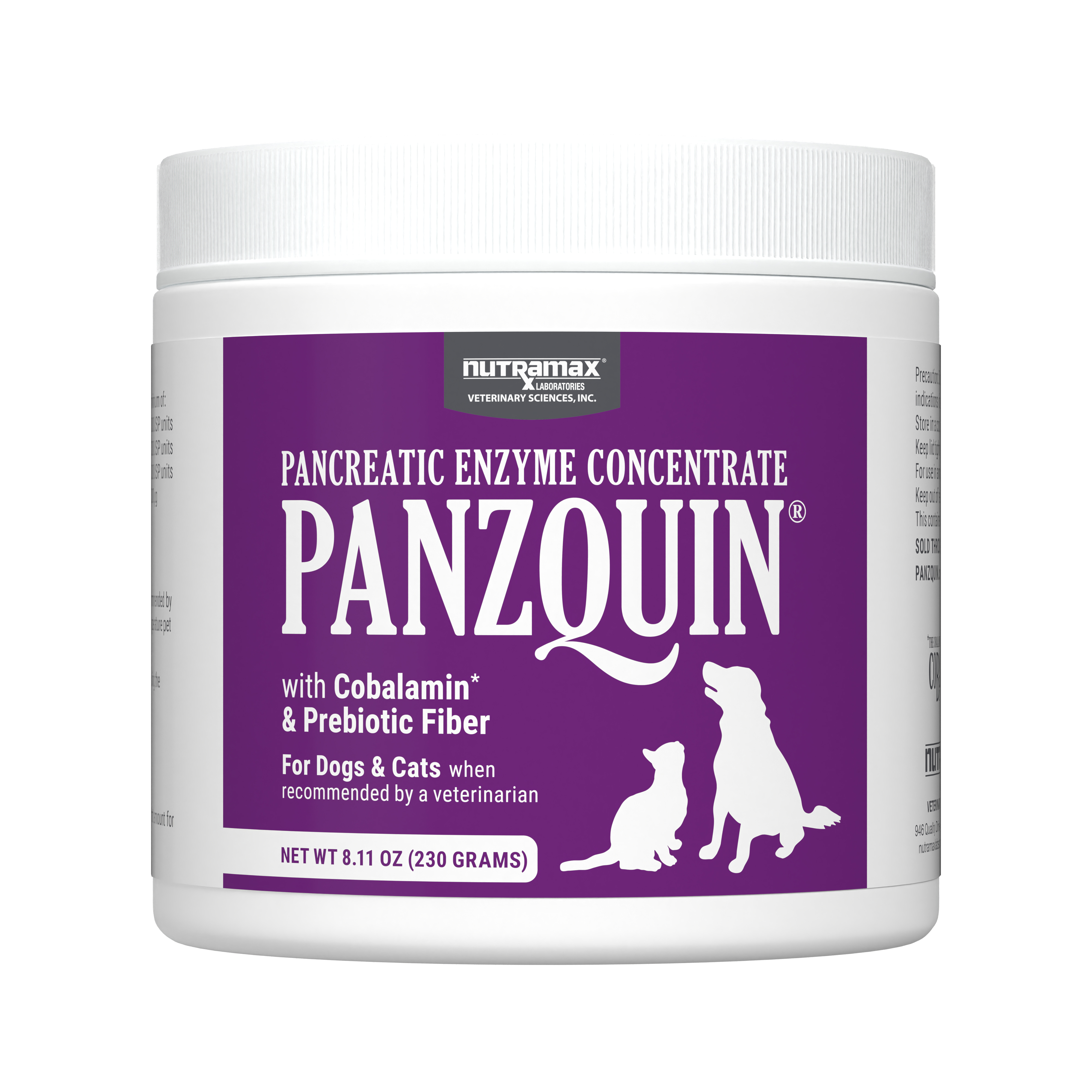 תוסף אזימי לבלב Panzquin Nutramax באבקה, 230 גרם